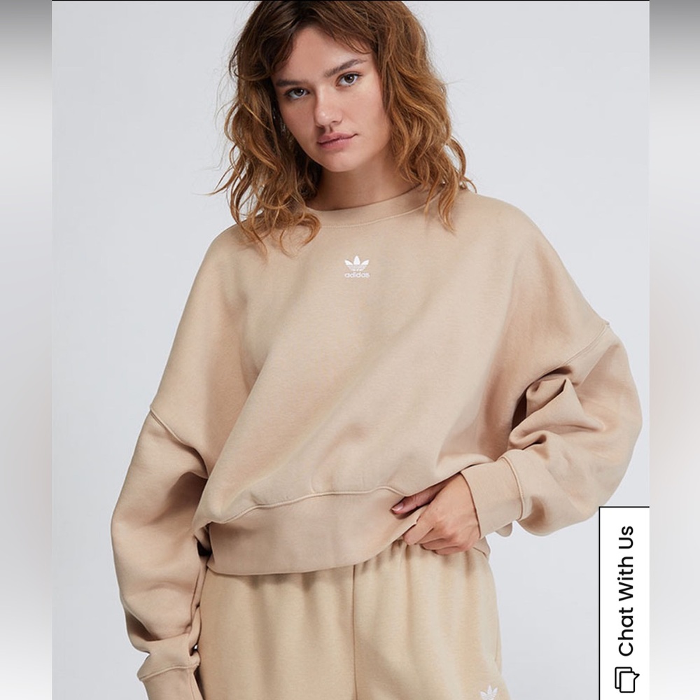 adidas Originals Essentials sweatshirt in Magic Beige, M